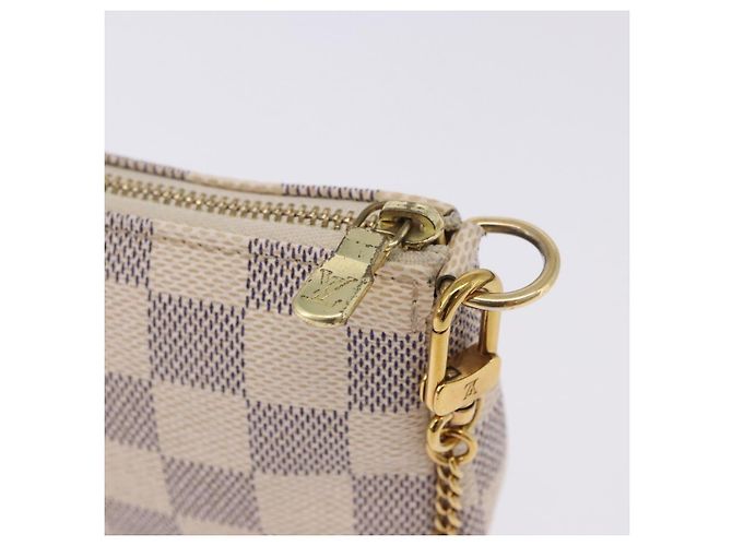 LOUIS VUITTON Damier Azur Mini Pochette Accessoires Pouch N41669 LV Auth 200052V - vista 10