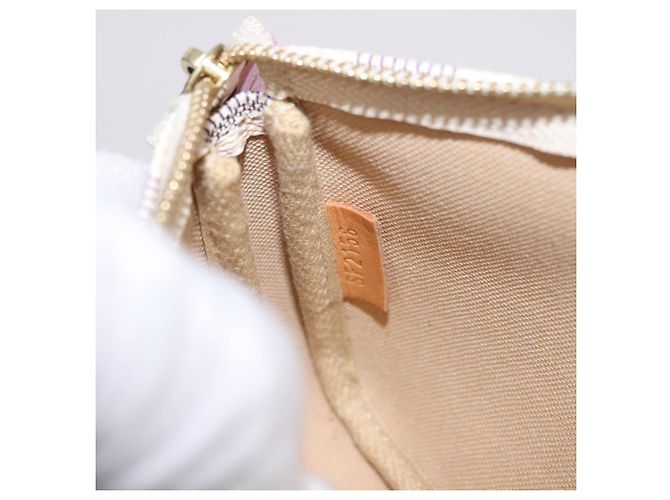 LOUIS VUITTON Damier Azur Mini Pochette Accessoires Pouch N41669 LV Auth 200052V - vista 12