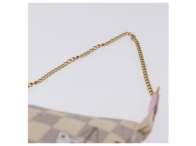 LOUIS VUITTON Damier Azur Mini Pochette Accessoires Pouch N41669 LV Auth 200052V - vista 8