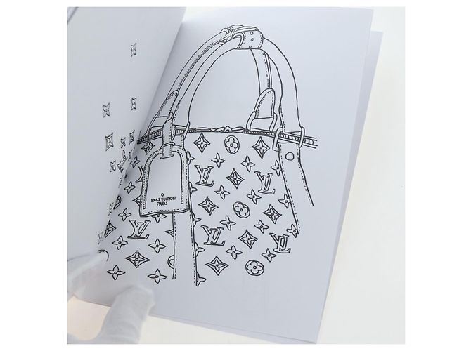 LOUIS VUITTON Wachsmalstifte & Malbuch Set Multicolor LV Auth BA15460V Mehrfarben - Ansicht 25