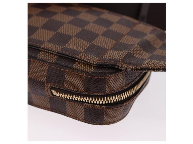 Borsa a tracolla LOUIS VUITTON Damier Ebene Geronimos N51994 LV Auth 196427A - vista 17