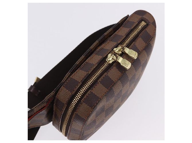 Borsa a tracolla LOUIS VUITTON Damier Ebene Geronimos N51994 LV Auth 196427A - vista 6