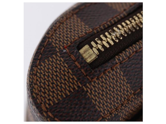 Borsa a tracolla LOUIS VUITTON Damier Ebene Geronimos N51994 LV Auth 196427A - vista 7