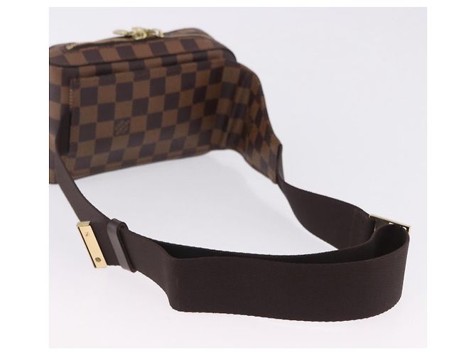 Borsa a tracolla LOUIS VUITTON Damier Ebene Geronimos N51994 LV Auth 196427A - vista 8