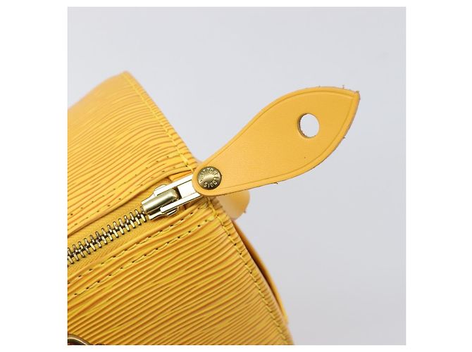 LOUIS VUITTON Epi Speedy 25 Hand Bag Tassili Yellow M43019 LV Auth 202095V - vista 18