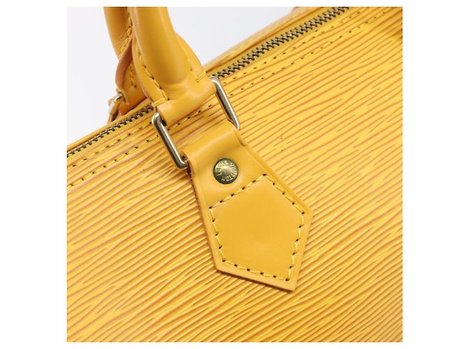 LOUIS VUITTON Epi Speedy 25 Hand Bag Tassili Yellow M43019 LV Auth 202095V - vista 19