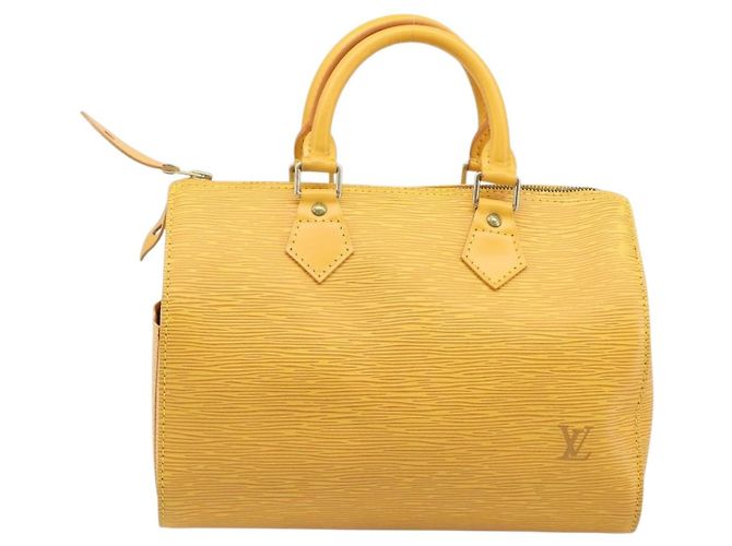 LOUIS VUITTON Epi Speedy 25 Hand Bag Tassili Yellow M43019 LV Auth 202095V - vista 2