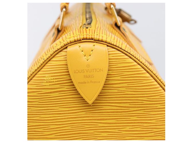 LOUIS VUITTON Epi Speedy 25 Hand Bag Tassili Yellow M43019 LV Auth 202095V - vista 20