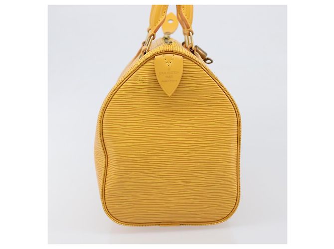 LOUIS VUITTON Epi Speedy 25 Hand Bag Tassili Yellow M43019 LV Auth 202095V - vista 3