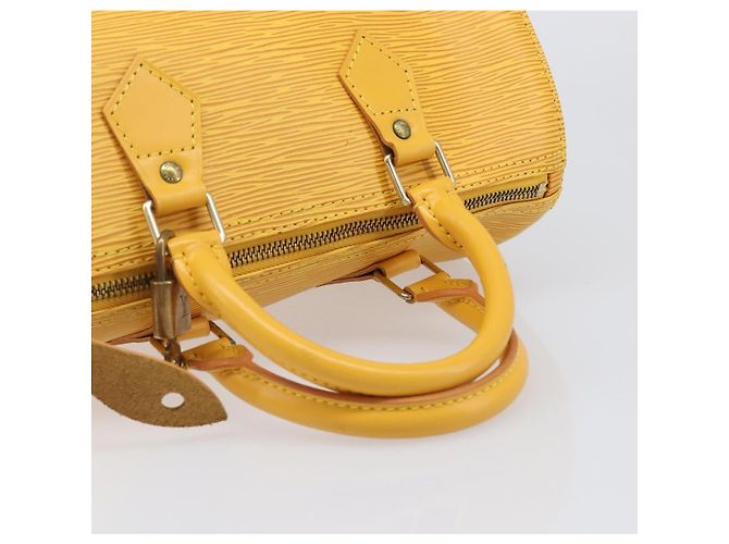 LOUIS VUITTON Epi Speedy 25 Hand Bag Tassili Yellow M43019 LV Auth 202095V - vista 7