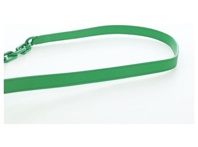 LOUIS VUITTON Borsa a tracolla Mini Soft Trunk Rubber Green M23142 LV Auth 197479SAM Verde - vista 8
