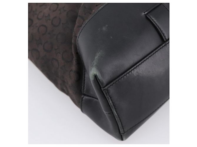 Céline CELINE C Macadam Tote Bag Canvas Black Auth 202213 Schwarz - Ansicht 14