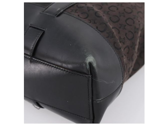 Céline CELINE C Macadam Tote Bag Canvas Black Auth 202213 Schwarz - Ansicht 9