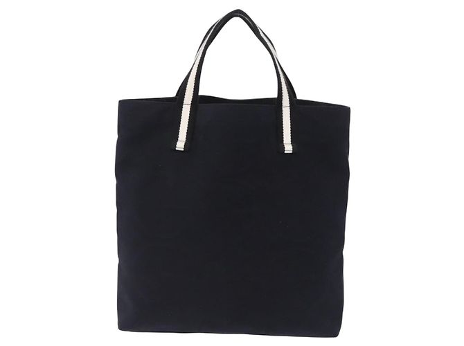 Borsa Tote GUCCI Canvas Navy 123439 Auth bs36820 Blu navy - vista 13