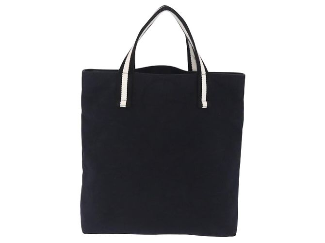Borsa Tote GUCCI Canvas Navy 123439 Auth bs36820 Blu navy - vista 2