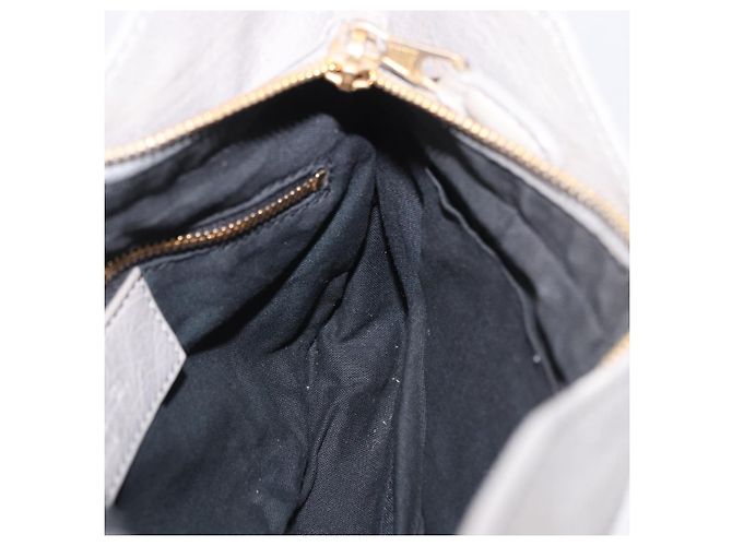 Borsa a tracolla BALENCIAGA Giant Hip in pelle grigia e oro 237203 Auth bs37003A Marrone D'oro - vista 19