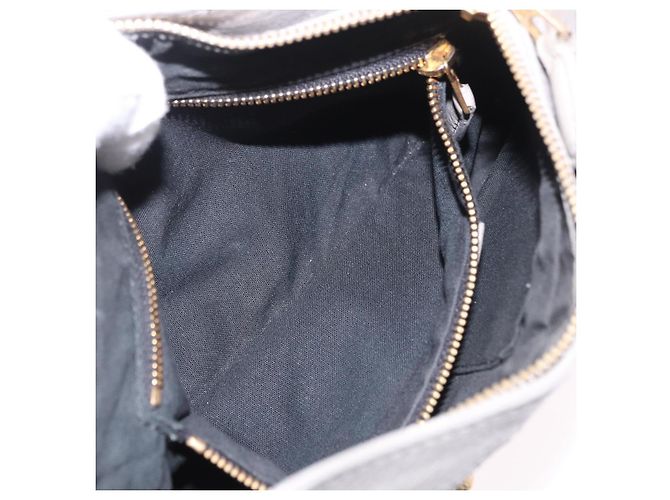 Borsa a tracolla BALENCIAGA Giant Hip in pelle grigia e oro 237203 Auth bs37003A Marrone D'oro - vista 22