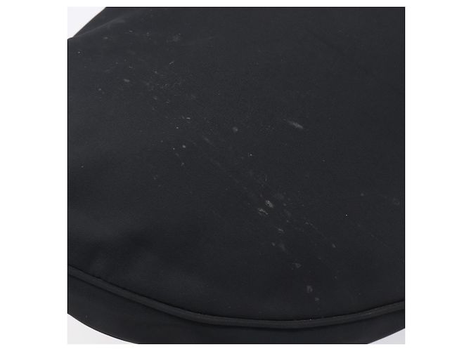 Borsa a tracolla FENDI Nylon Nero Argento Auth 200978 - vista 10