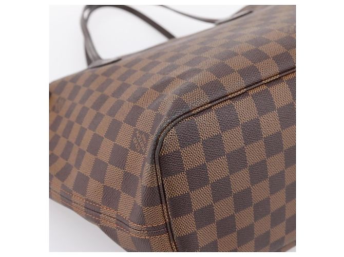 Borsa Tote LOUIS VUITTON Damier Ebene Neverfull MM N51105 LV Auth 199361V - vista 16