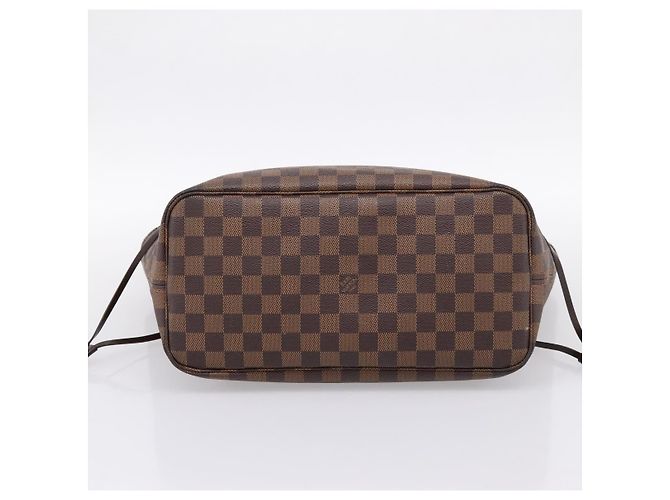 Borsa Tote LOUIS VUITTON Damier Ebene Neverfull MM N51105 LV Auth 199361V - vista 5