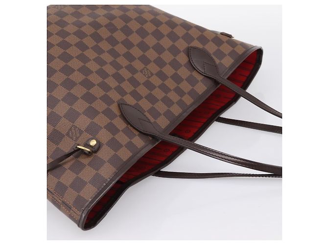 Borsa Tote LOUIS VUITTON Damier Ebene Neverfull MM N51105 LV Auth 199361V - vista 6