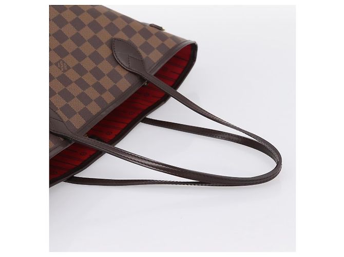 Borsa Tote LOUIS VUITTON Damier Ebene Neverfull MM N51105 LV Auth 199361V - vista 7