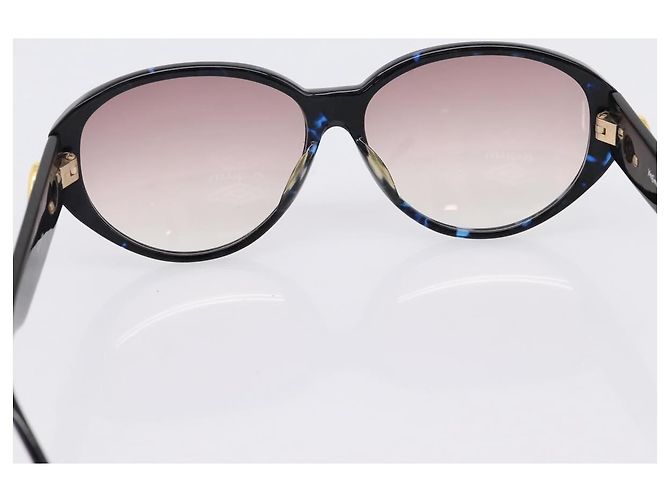 Autre Marque Occhiali da sole SAINT LAURENT plastica Black Auth bs36968 Nero - vista 8
