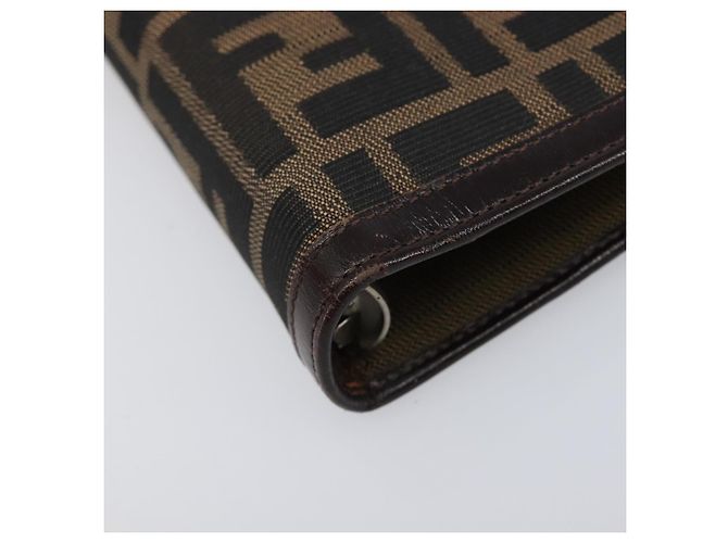 FENDI Zucca Canvas Day Planner Cover Brown Black Auth 199457 - view 14