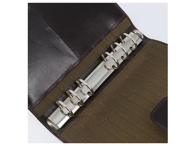 FENDI Zucca Canvas Day Planner Cover Brown Black Auth 199457 - view 21