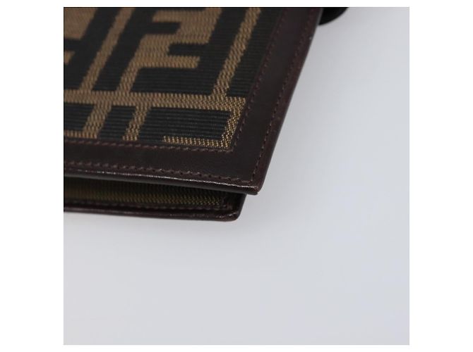 FENDI Zucca Canvas Day Planner Cover Brown Black Auth 199457 - view 7