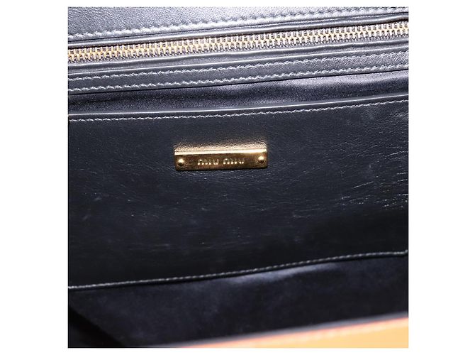 Borsa a mano Miu Miu Canvas Multicolor Gold Tone Auth 200355A Multicolore - vista 18