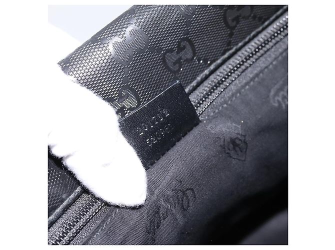 Borsa a tracolla GUCCI GG Implementation PVC Nero Argento 201732 Auth 202218A - vista 12