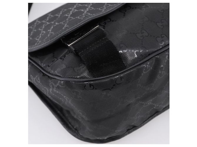 Borsa a tracolla GUCCI GG Implementation PVC Nero Argento 201732 Auth 202218A - vista 15