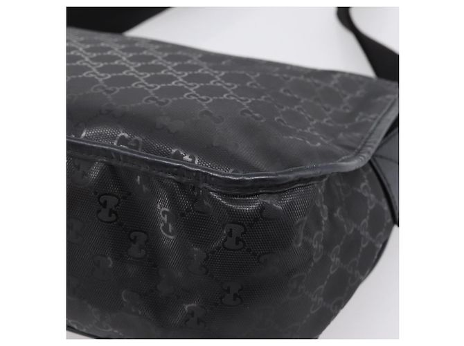 Borsa a tracolla GUCCI GG Implementation PVC Nero Argento 201732 Auth 202218A - vista 16