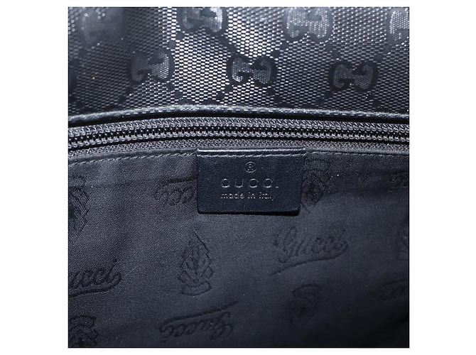 Borsa a tracolla GUCCI GG Implementation PVC Nero Argento 201732 Auth 202218A - vista 18