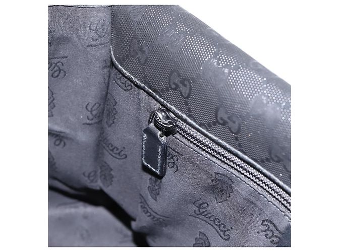 Borsa a tracolla GUCCI GG Implementation PVC Nero Argento 201732 Auth 202218A - vista 21