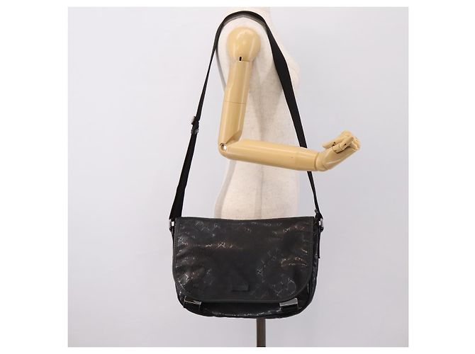 Borsa a tracolla GUCCI GG Implementation PVC Nero Argento 201732 Auth 202218A - vista 23