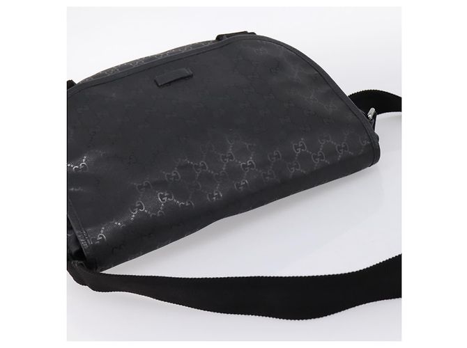 Borsa a tracolla GUCCI GG Implementation PVC Nero Argento 201732 Auth 202218A - vista 6