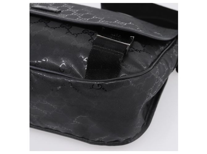 Borsa a tracolla GUCCI GG Implementation PVC Nero Argento 201732 Auth 202218A - vista 8