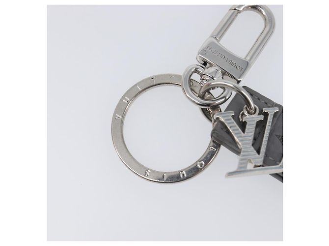 LOUIS VUITTON Monogram Shadow Key Holder Dragonne Gray M82373 LV Auth 198877M Marrone - vista 5