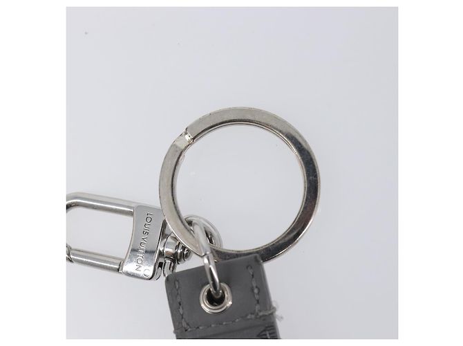 LOUIS VUITTON Monogram Shadow Key Holder Dragonne Gray M82373 LV Auth 198877M Marrone - vista 9