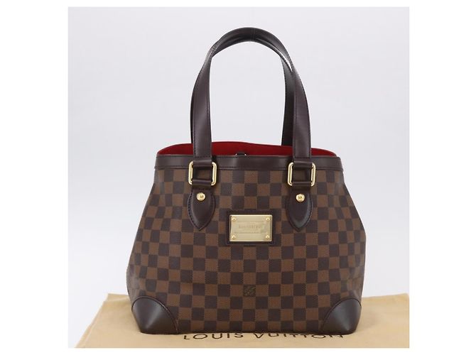 Borsa Tote LOUIS VUITTON Damier Ebene Hampstead PM N51205 LV Auth 199931V - vista 12