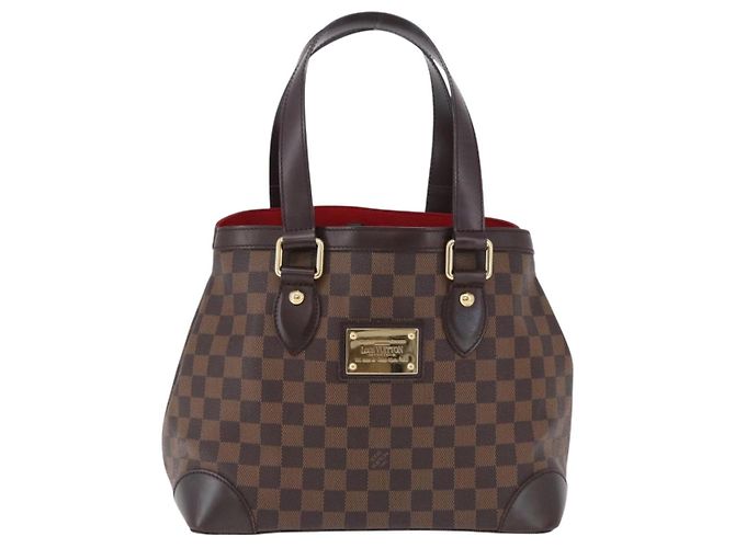 Borsa Tote LOUIS VUITTON Damier Ebene Hampstead PM N51205 LV Auth 199931V - vista 13
