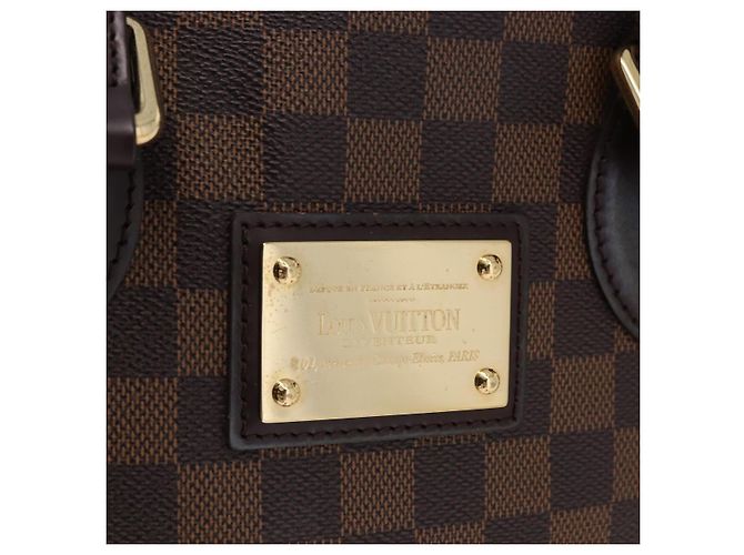 Borsa Tote LOUIS VUITTON Damier Ebene Hampstead PM N51205 LV Auth 199931V - vista 17