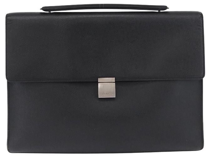 LOUIS VUITTON Taiga Porte Documents Angara Briefcase Ardoise M30772 Auth BA15145 Grigio - vista 13