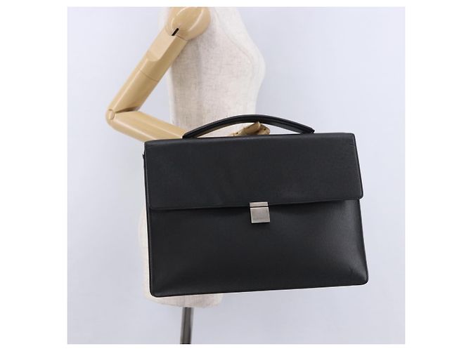 LOUIS VUITTON Taiga Porte Documents Angara Briefcase Ardoise M30772 Auth BA15145 Grigio - vista 23
