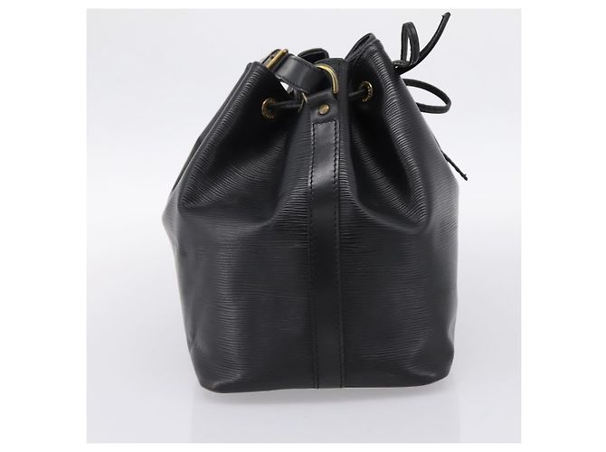 Borsa a tracolla LOUIS VUITTON Epi Petit Noe Nera M44102 LV Auth 199478 Nero - vista 3