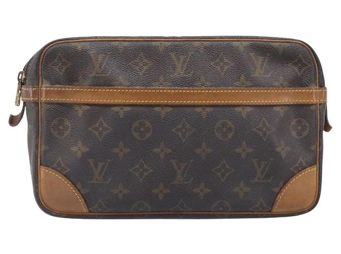 LOUIS VUITTON Monogram Compiegne 28 Clutch Bag M51845 LV Auth 202058 Monogramma - vista 13