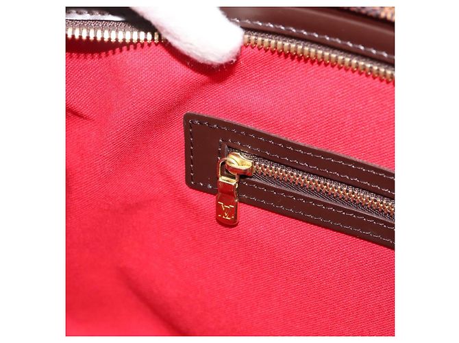 Borsa Tote Chelsea LOUIS VUITTON Damier Ebene N51119 LV Auth 199800A - vista 21