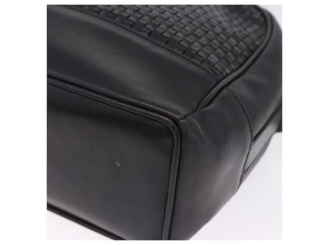 BALLY Schultertasche aus Leder Schwarz Goldfarben Auth 202169 - Ansicht 14